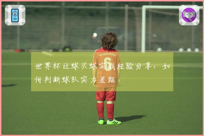 世界杯让球买球实战经验分享，如何判断球队实力差距