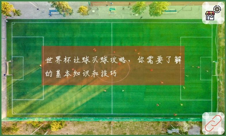世界杯让球买球攻略，你需要了解的基本知识和技巧